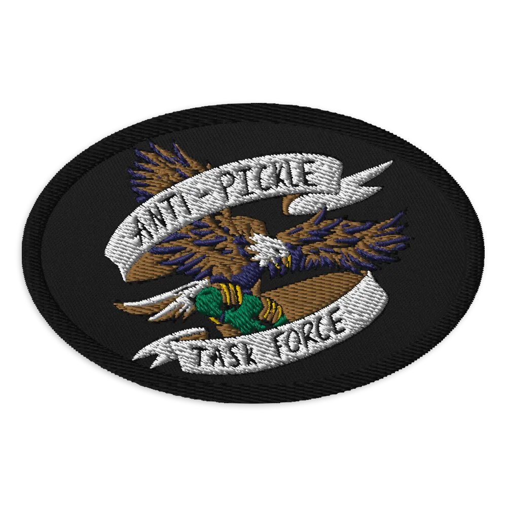 Anti Pickle Task Force Embroidered patch product image (1)