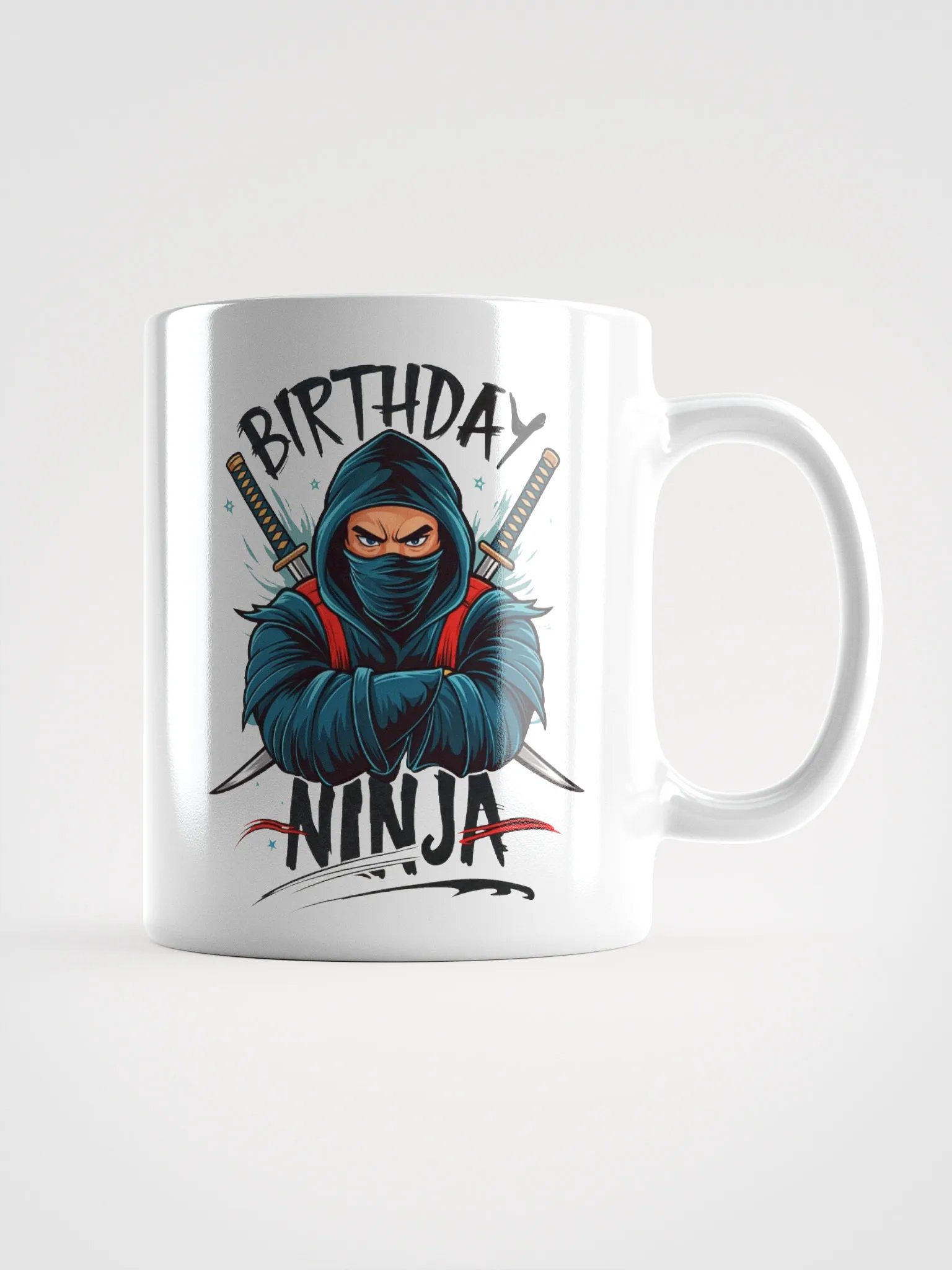 Ninja Birthday Ceramic Mug product image (1)