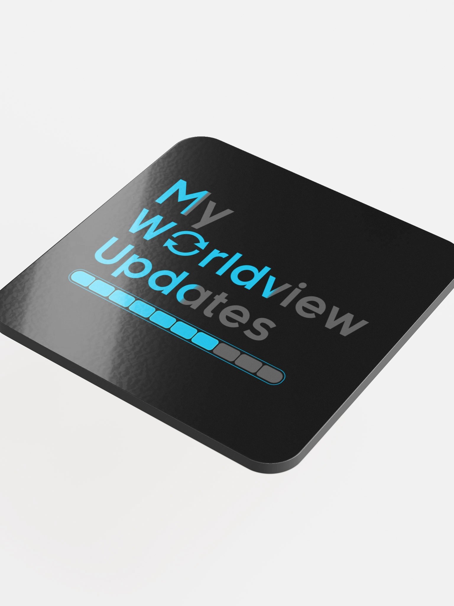 My Worldview Updates - Glossed Cork Coaster product image (4)