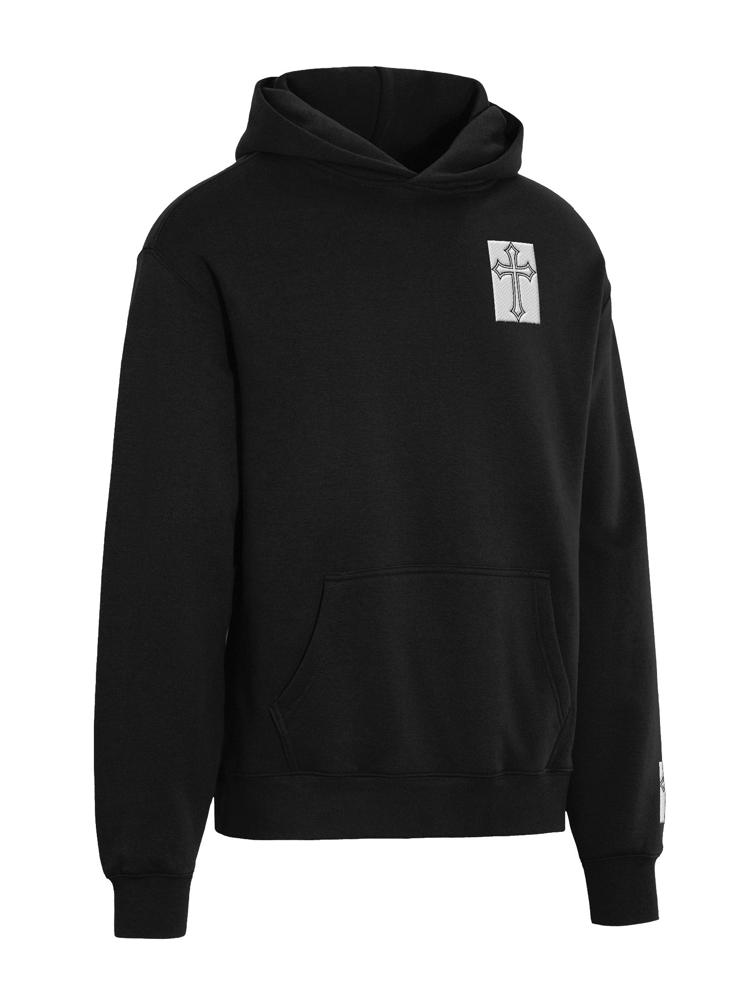 Stylish Symmetry Oversized Hoodie | Fallen Cross