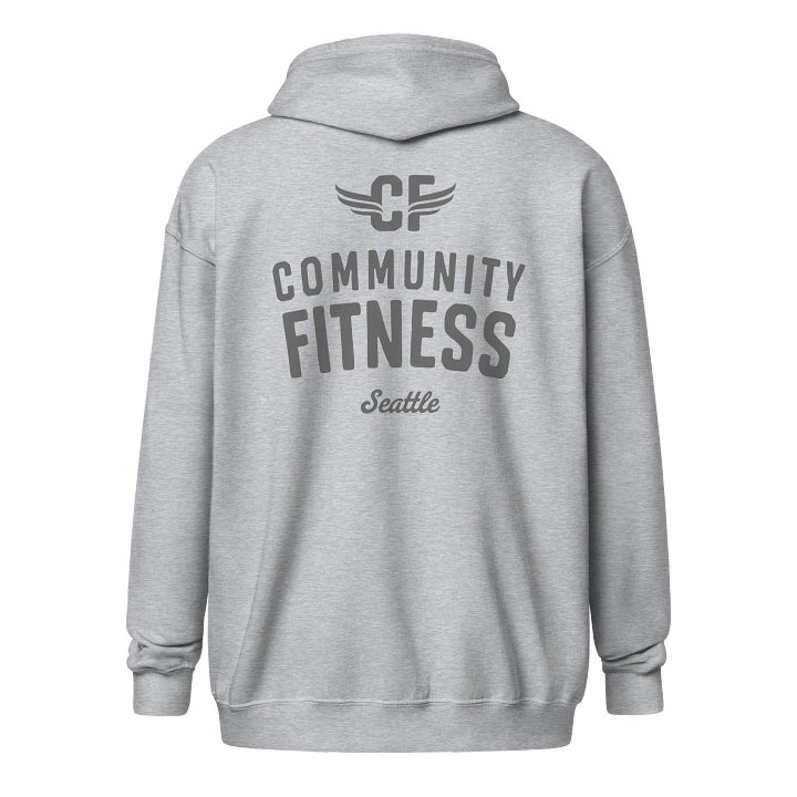 Classic Zip Hoodie | Gray product image (2)