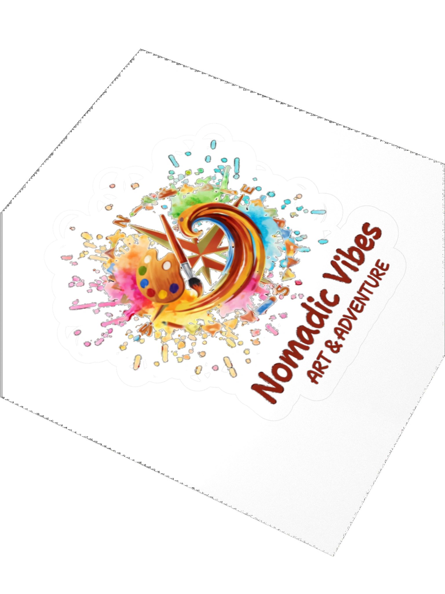 Nomadic Vibes Compass Rose Stickers product image (7)