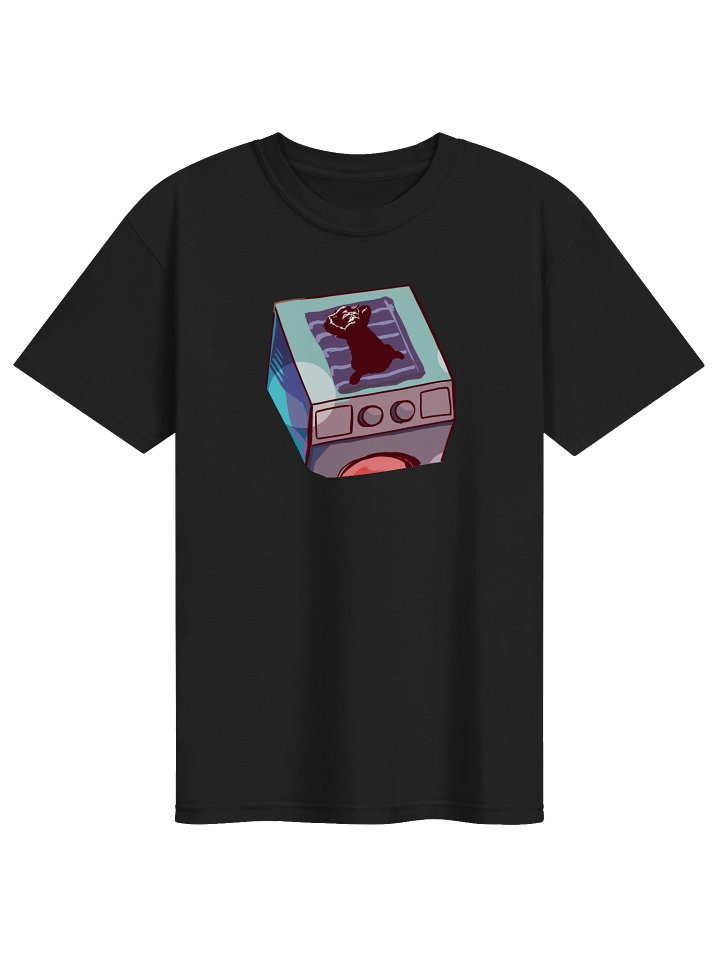 Sleepy Cat On Washing Mashine T-Shirt product image (3)