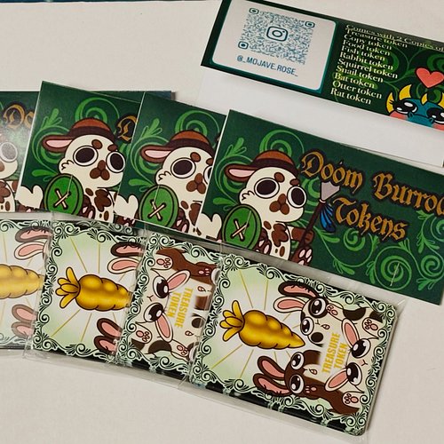 IVE FINALLY DONE IT!!! The very first proto type “doom burrow” token packs!! They Will be online soon! For now get one while ...