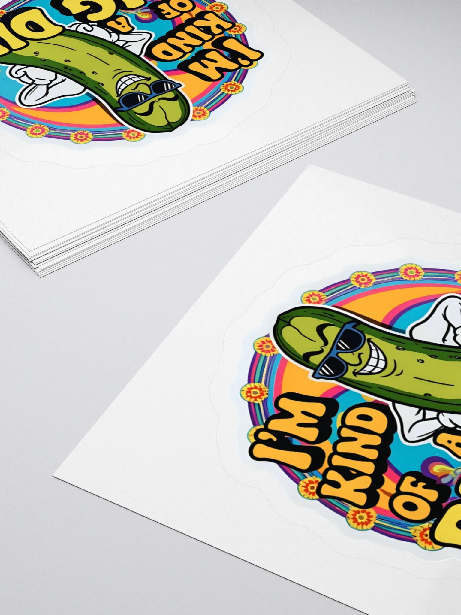 Big Dill Pickle Kiss Cut Sticker product image (10)