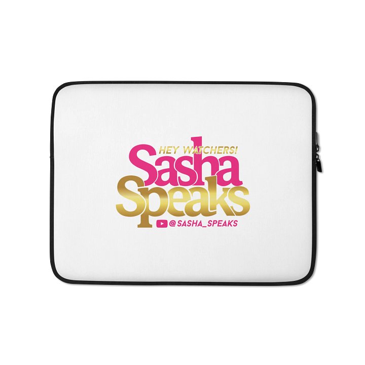 Sasha Speaks Laptop Sleeve product image (1)