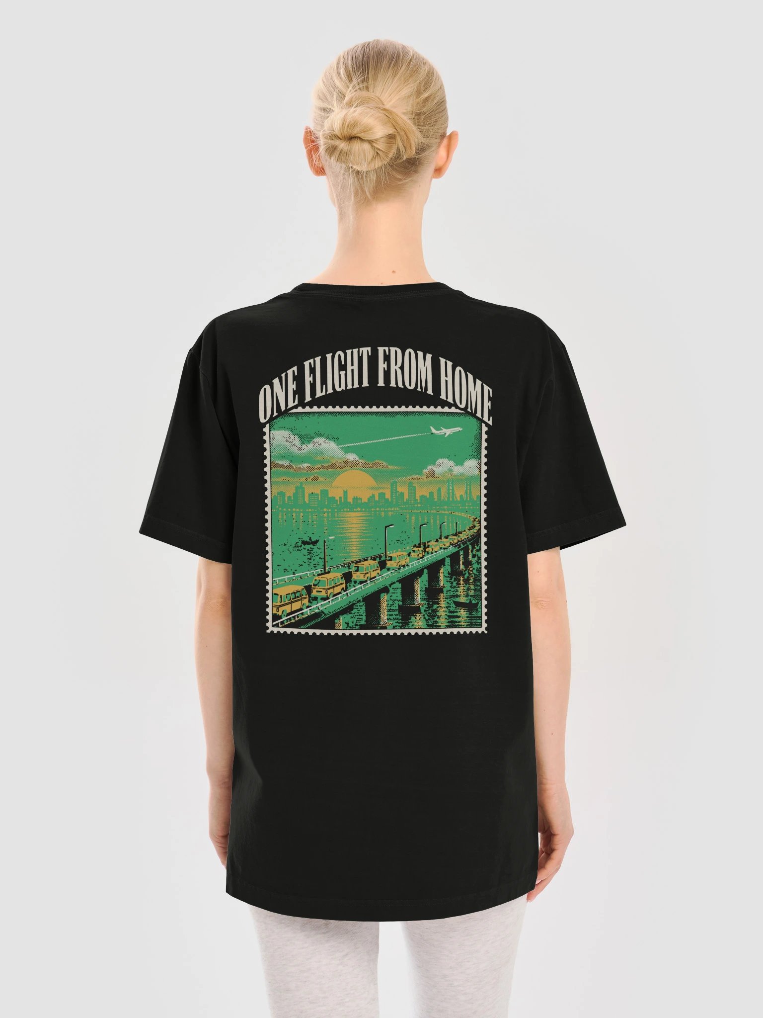 One Flight From Home (Heavyweight garment-dyed tee) product image (19)