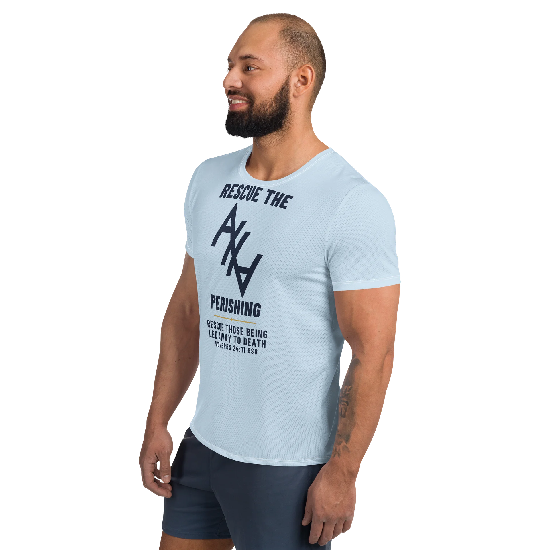 Rescue the Perishing Athletic Tee product image (3)