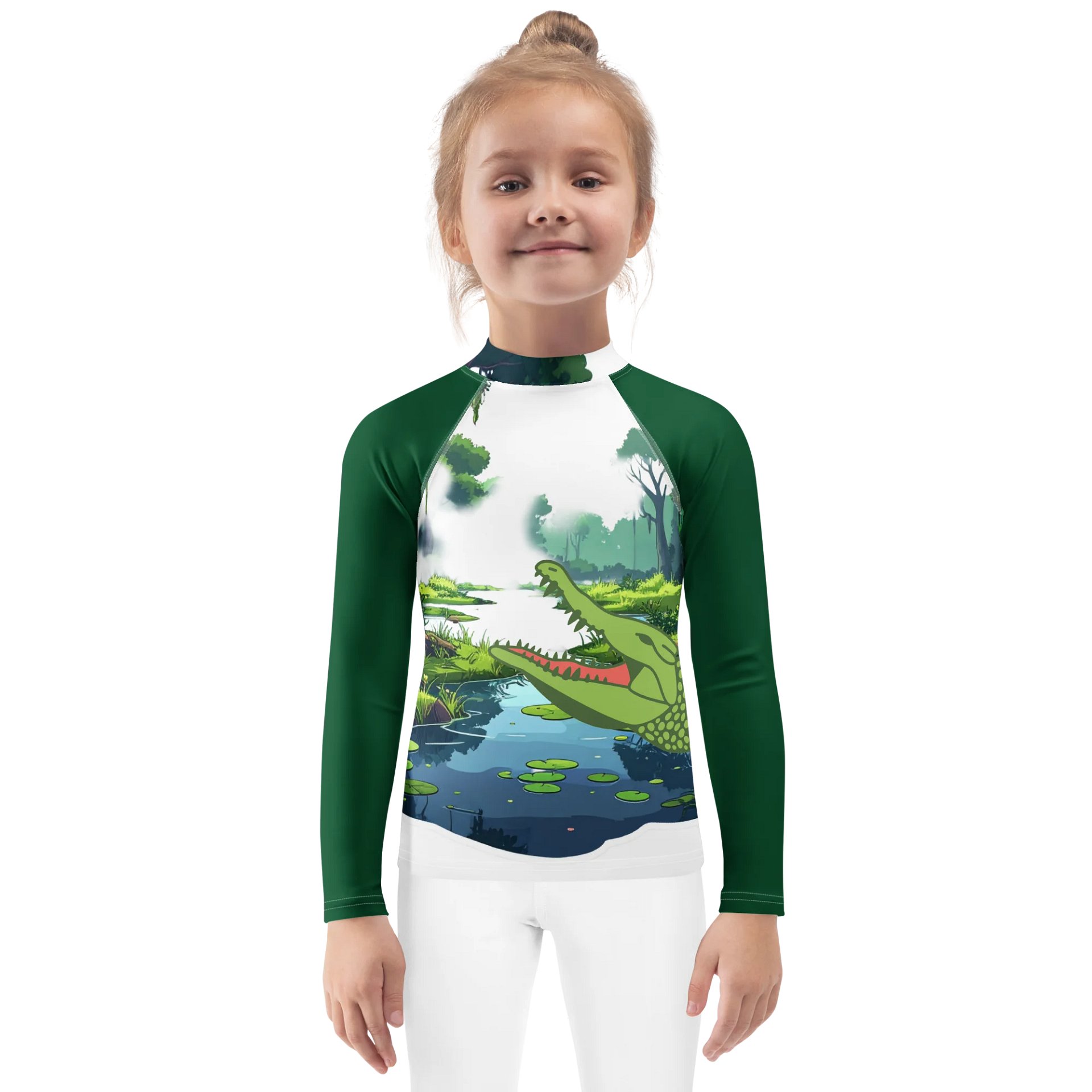 Crocodile Cove Kids All-Over Rash Guard product image (1)