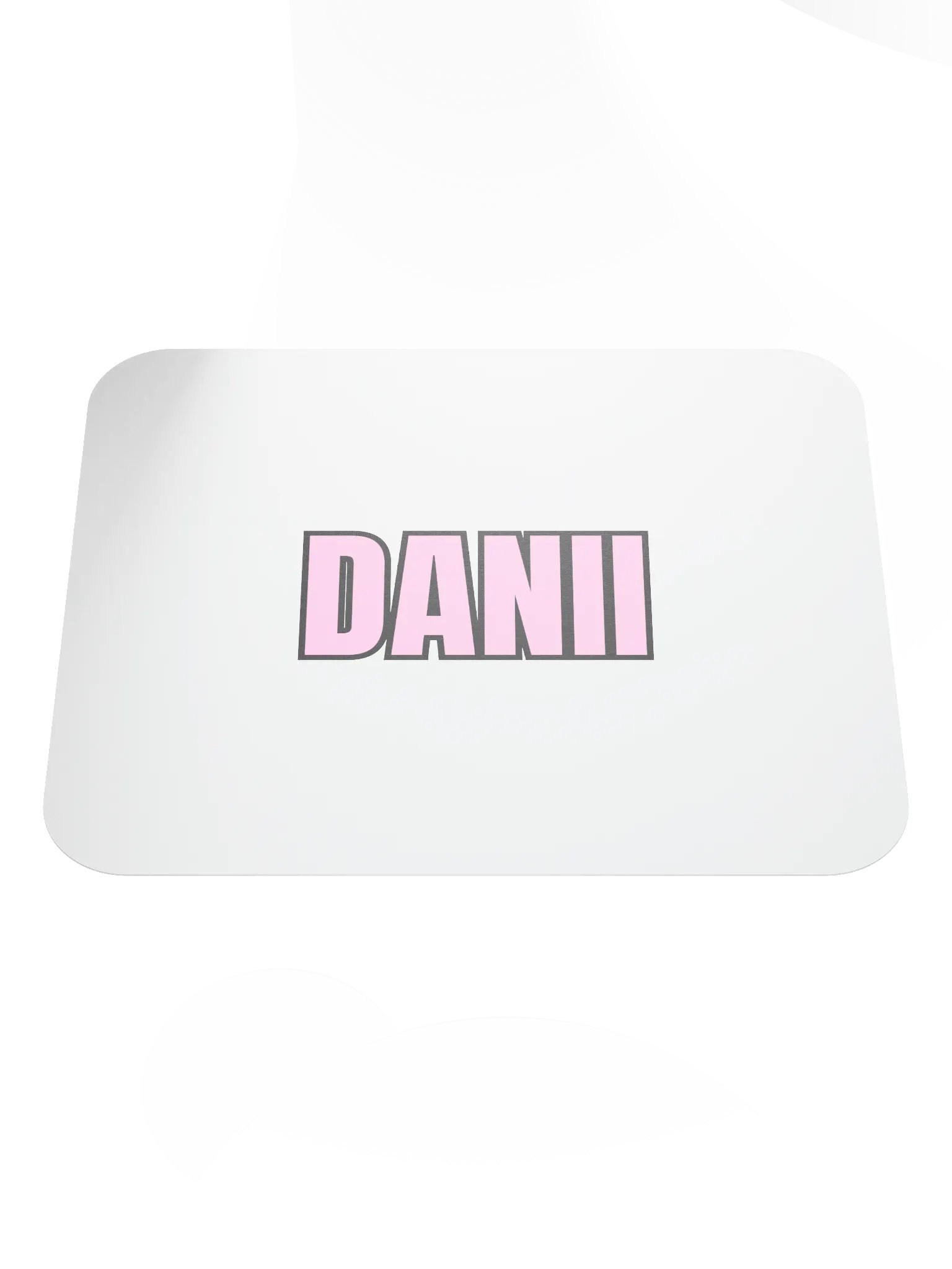 DANII PINK BLACK MOUSE PAD product image (1)