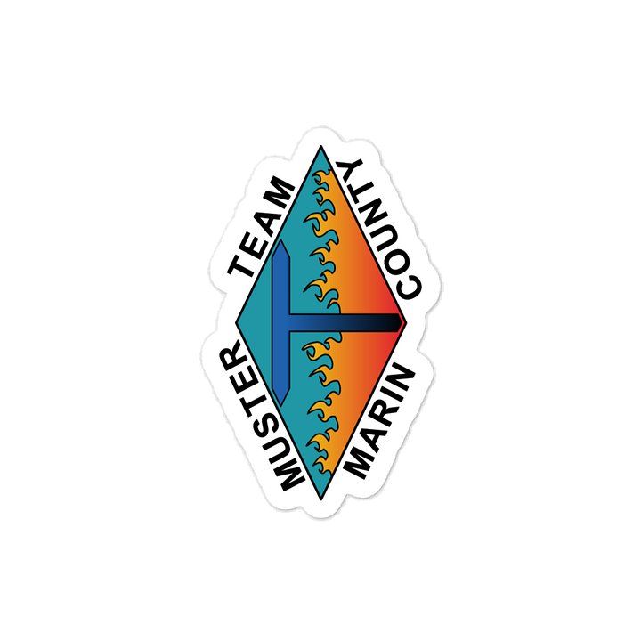 Diamond T, Marin County Muster Team Vinyl Decal - Water Resistant product image (2)