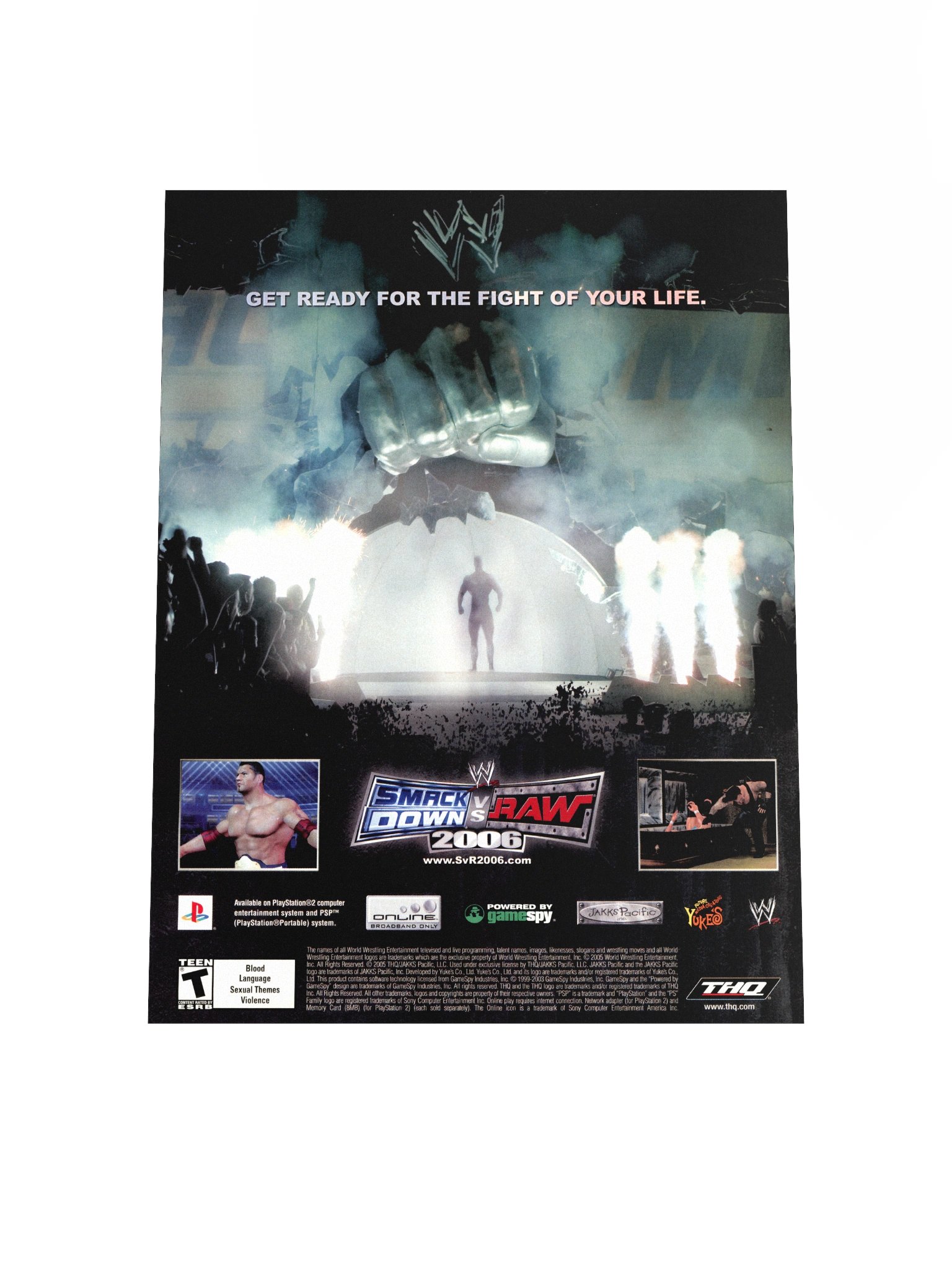 SmackDown! VS Raw 2006 - Promotional Poster/Flyer product image (4)
