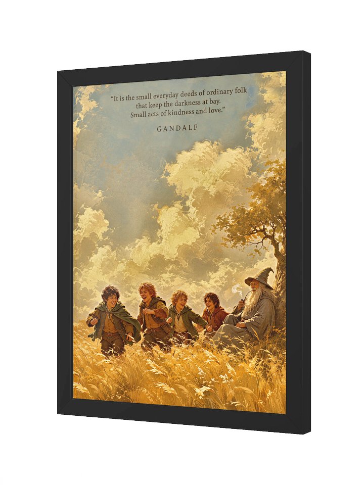 Gentle Hearts Beyond the Shadow's Reach — Museum Framed Edition product image (2)