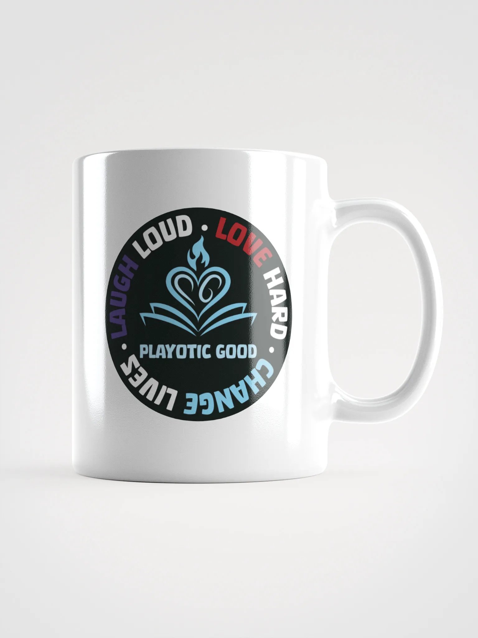 Laugh Loud, Love Hard, Change Lives Mug (Microwave & Dishwasher Safe) product image (3)