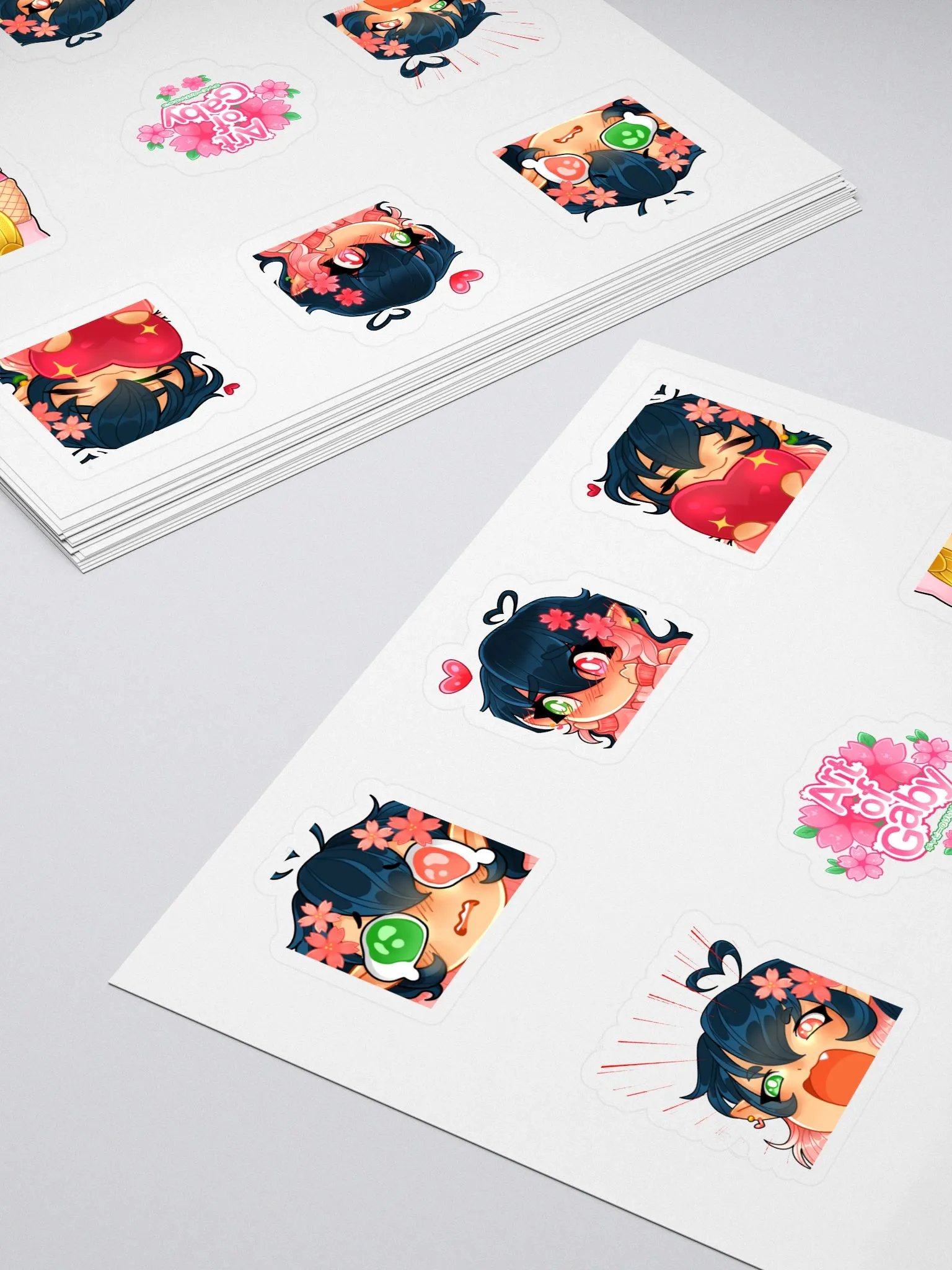 Gaby Emote sticker sheet product image (4)