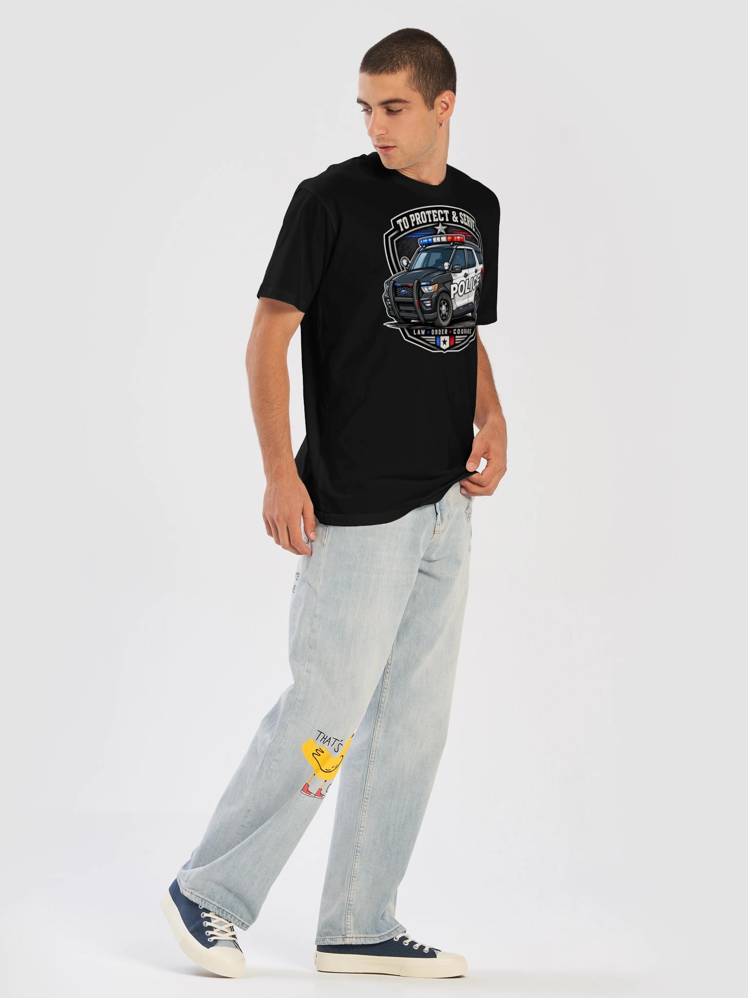 To Protect & Serve Police T-Shirt product image (35)