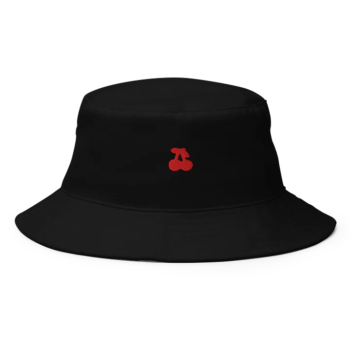 red cherry puff print bucket hat product image (1)