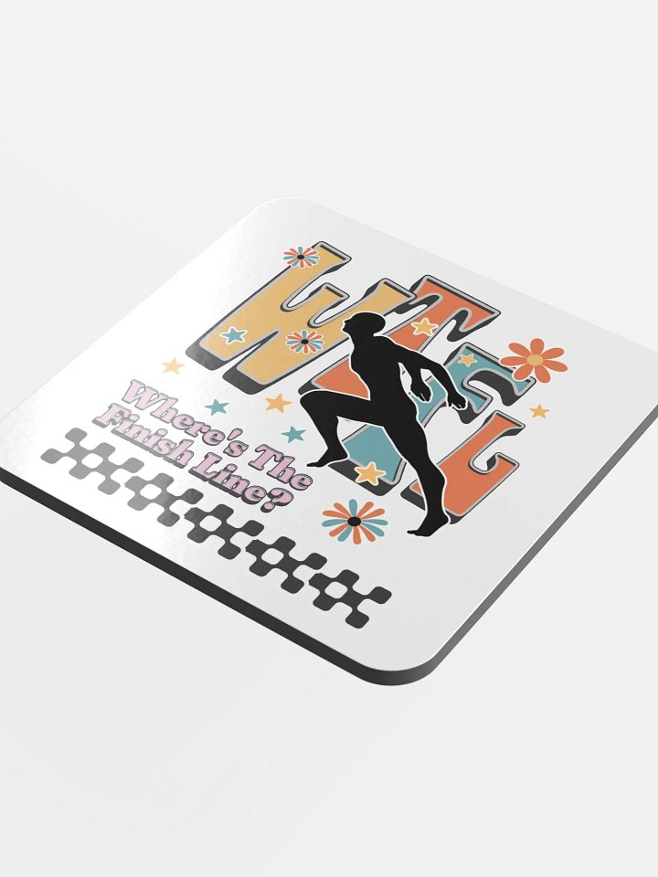 WTFL Wheres The Finish Line Cork Coaster Set product image (1)