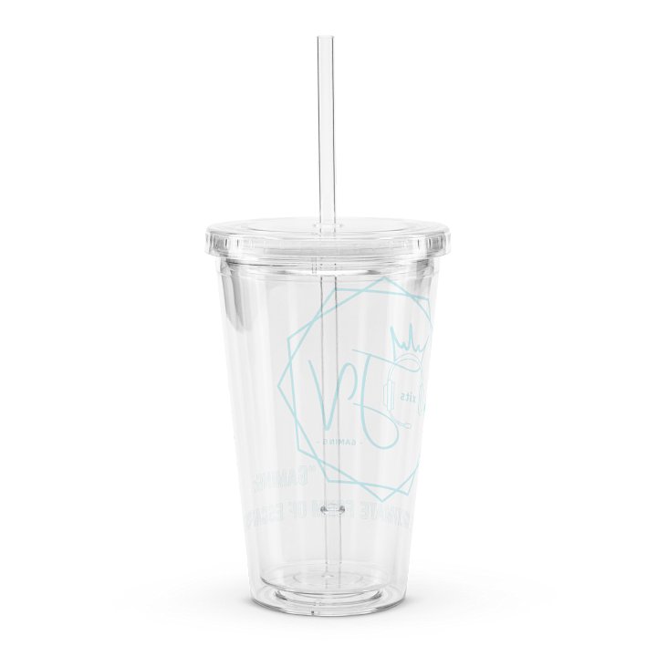 Clear/Teal Gaming Tumbler Cup product image (2)