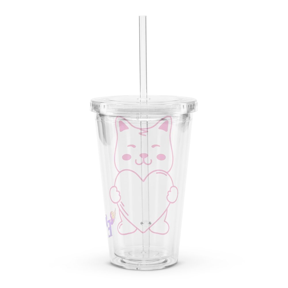 Doggy Heart: Clear Hard Plastic Cup product image (2)