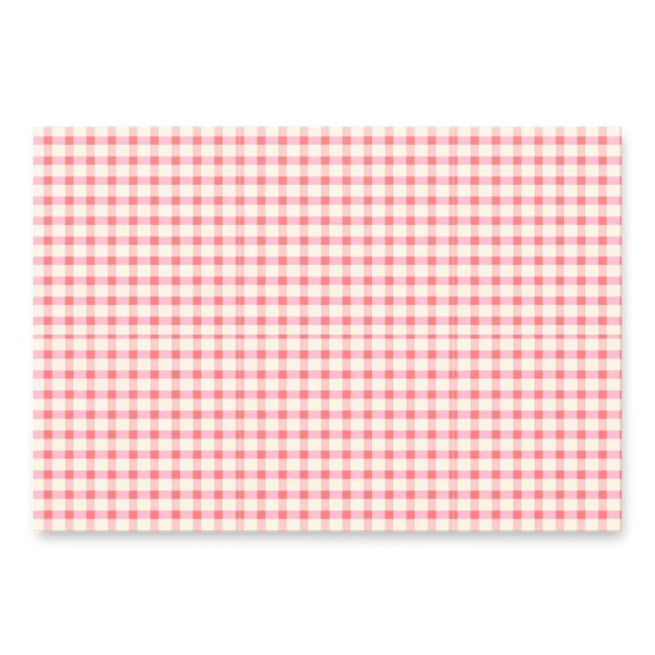 Bold Pink Gingham Gift Wrap Set (Set of 3) product image (2)