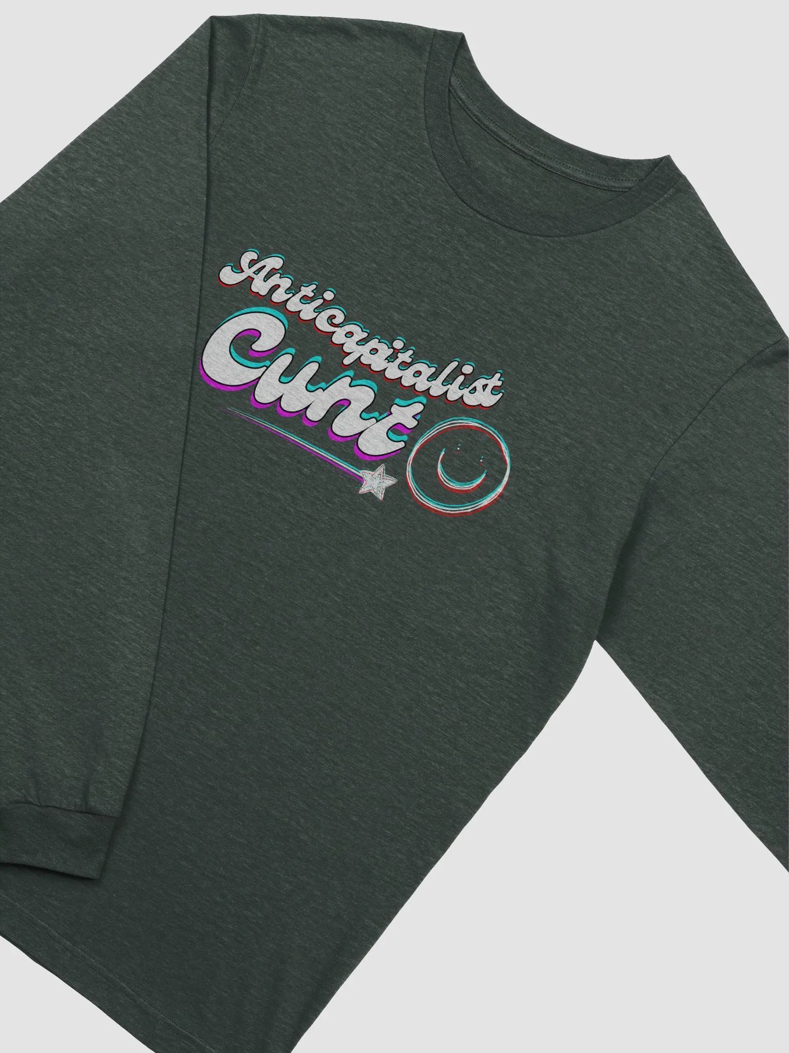 ANTICAPITALIST C*NT 3D long sleeve supersoft tee product image (19)