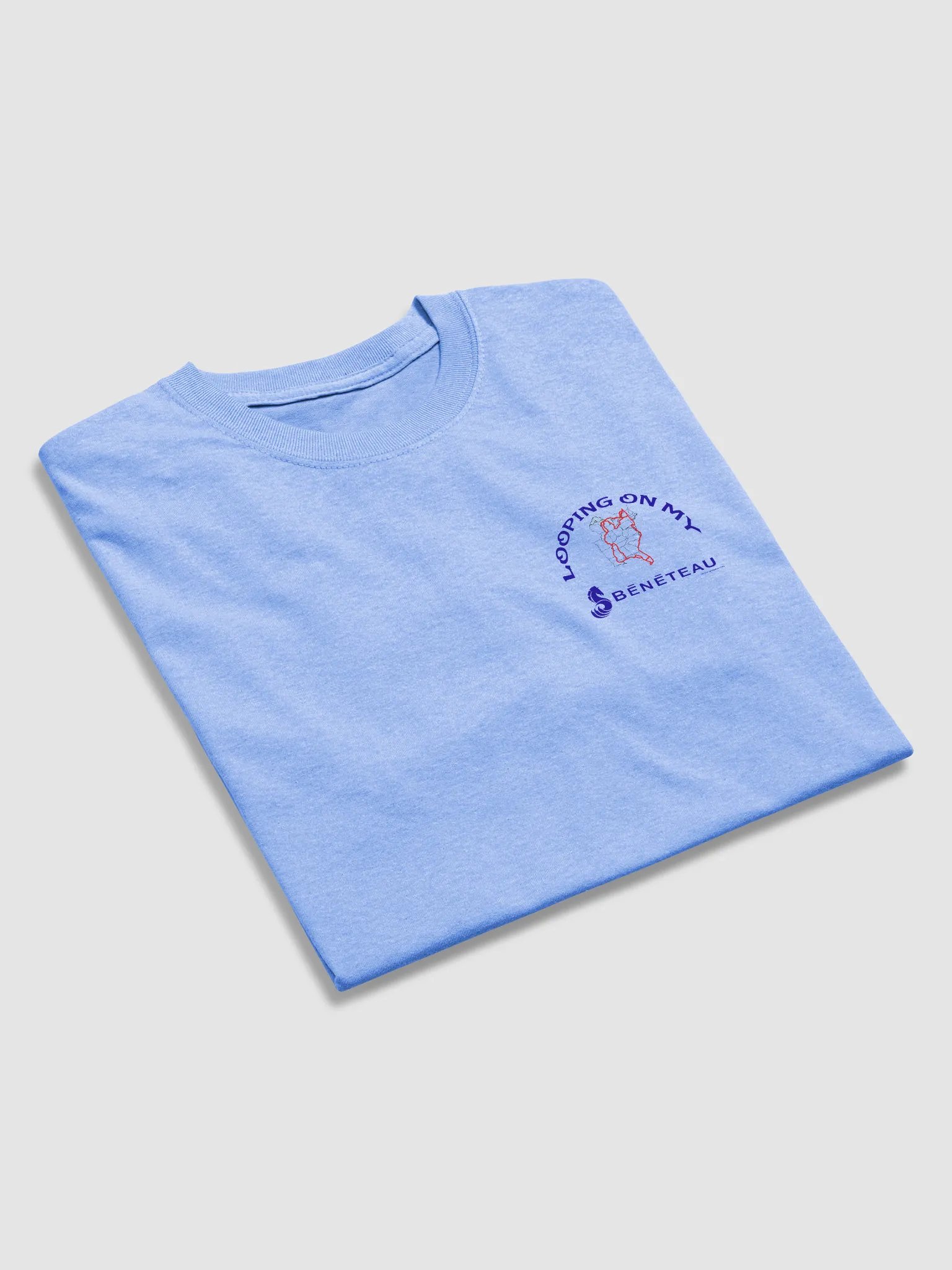 Looping On My Beneteau - T-Shirt - Light Shirt w/Blue Logo product image (4)