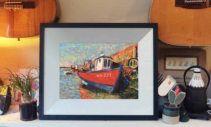 250810 Beached at Carne. Original Study Artwork. product image (2)