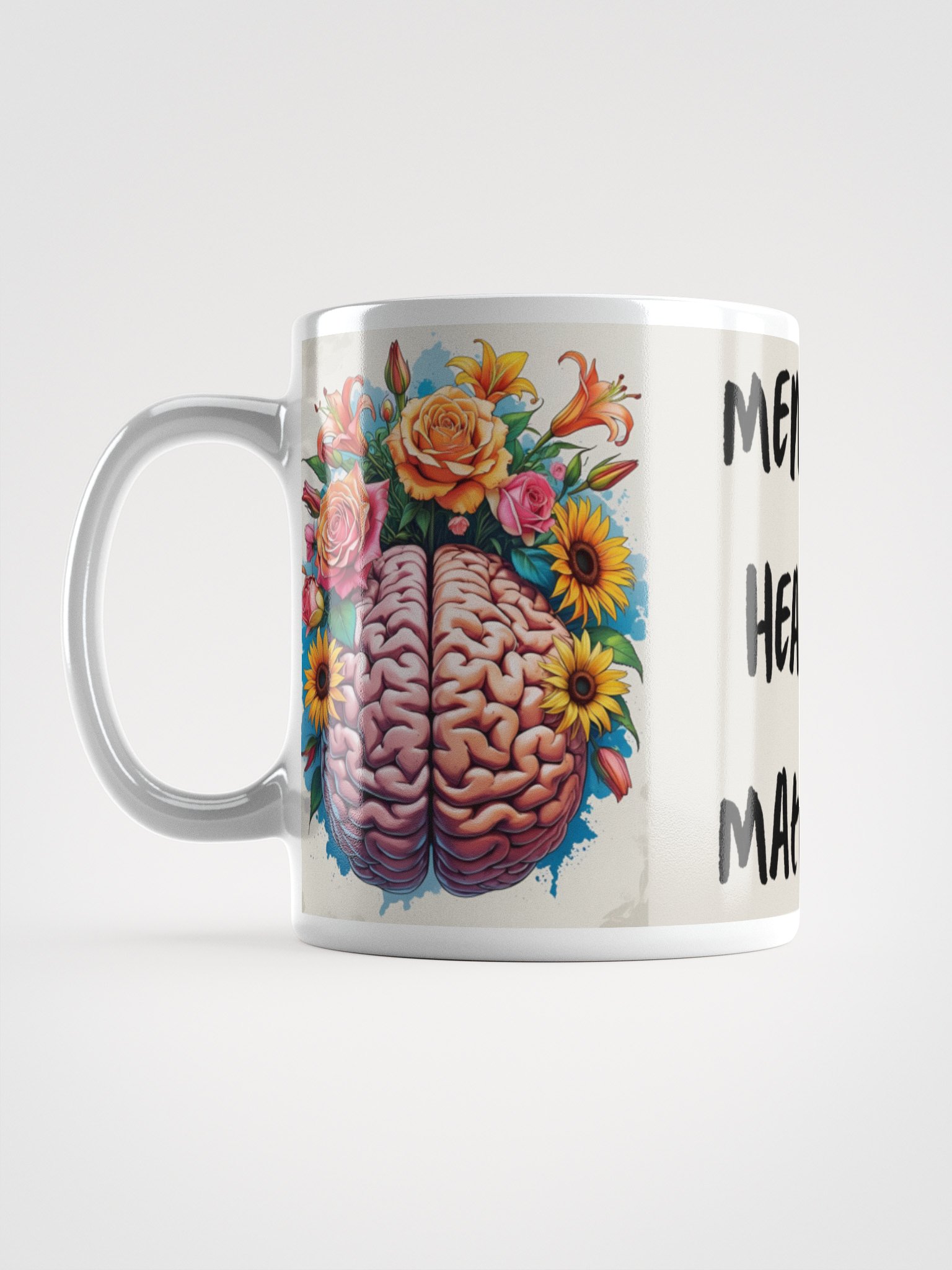 Floral Mental Health Mug product image (1)
