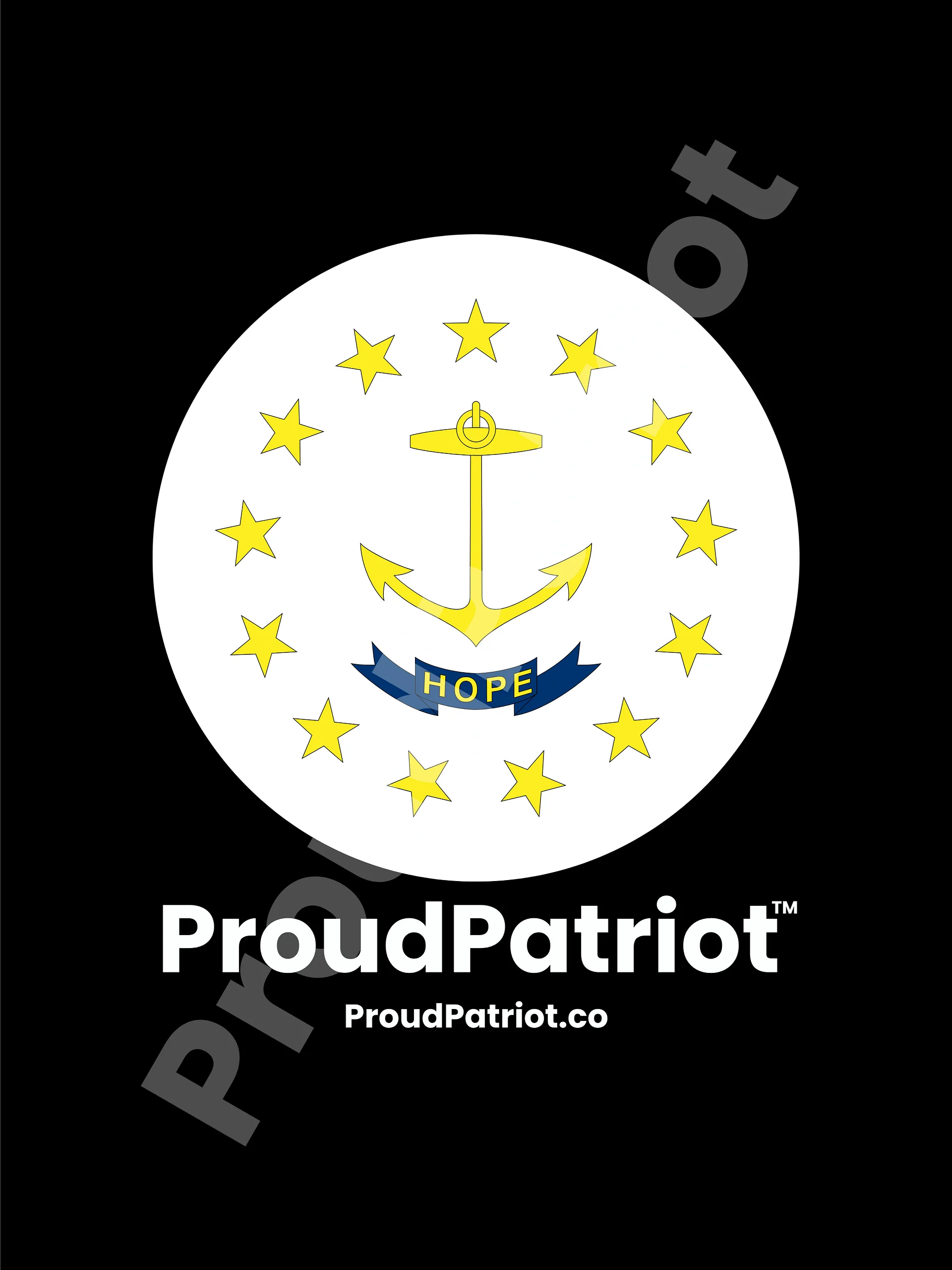 Rhode Island Proud Screensaver Dark Mode product image (1)