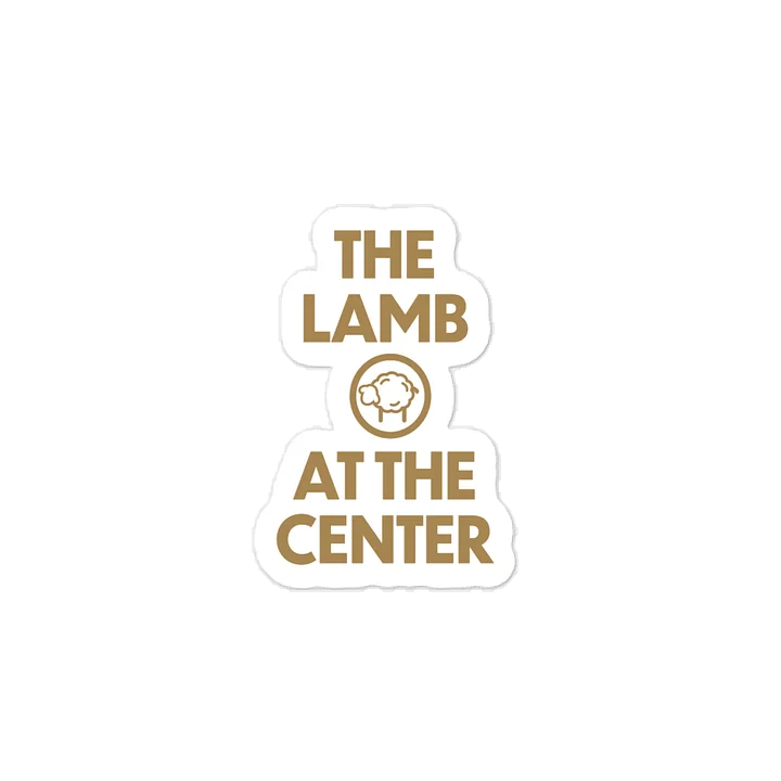 The Lamb at the Center (Sticker) product image (1)