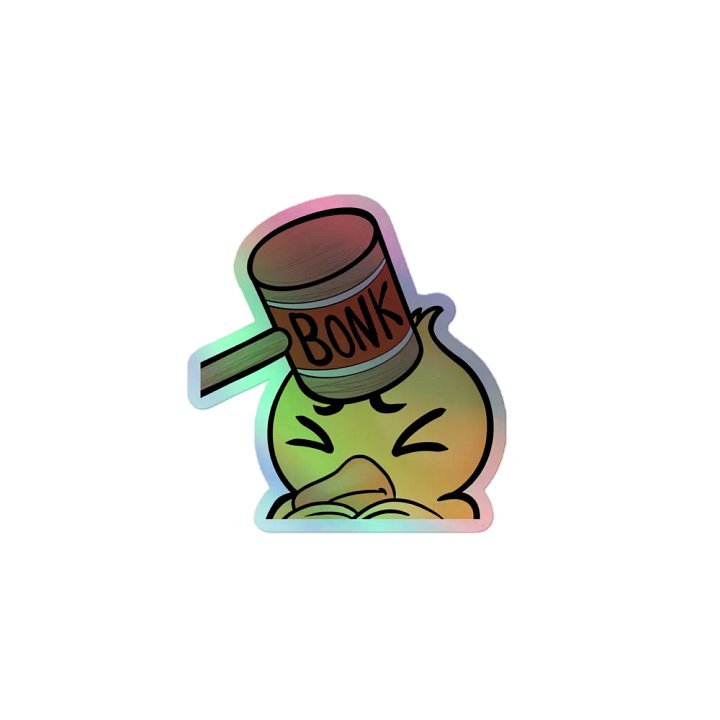 Bonk Holo Sticker product image (1)