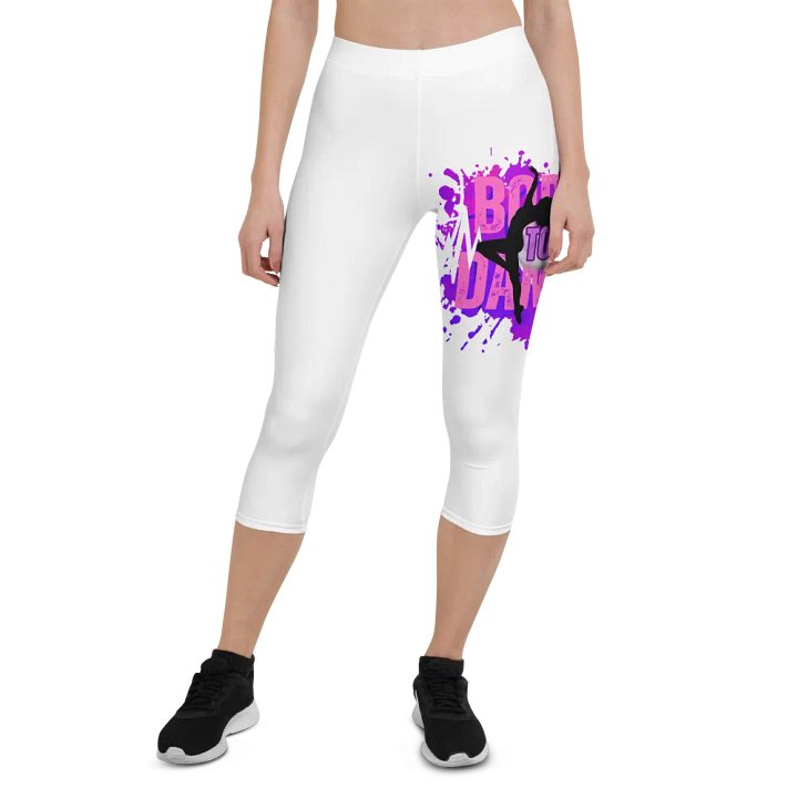 Vibrant Born to Dance Her Silhouette Capri Leggings product image (1)