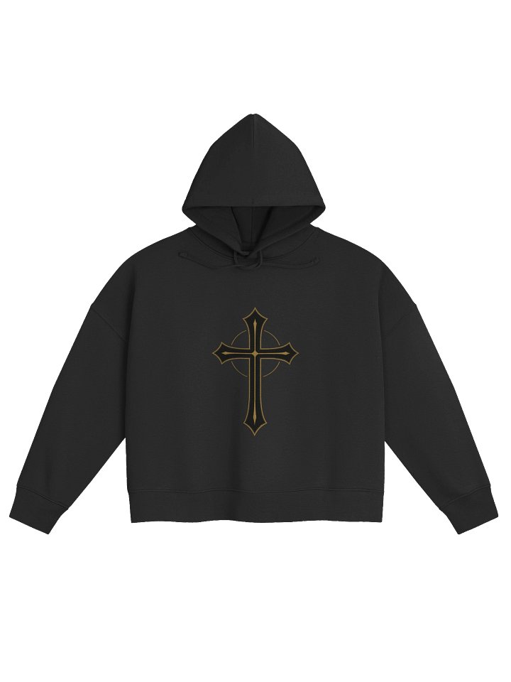 Golden Cross Emblem Women’s Organic Hoodie product image (1)