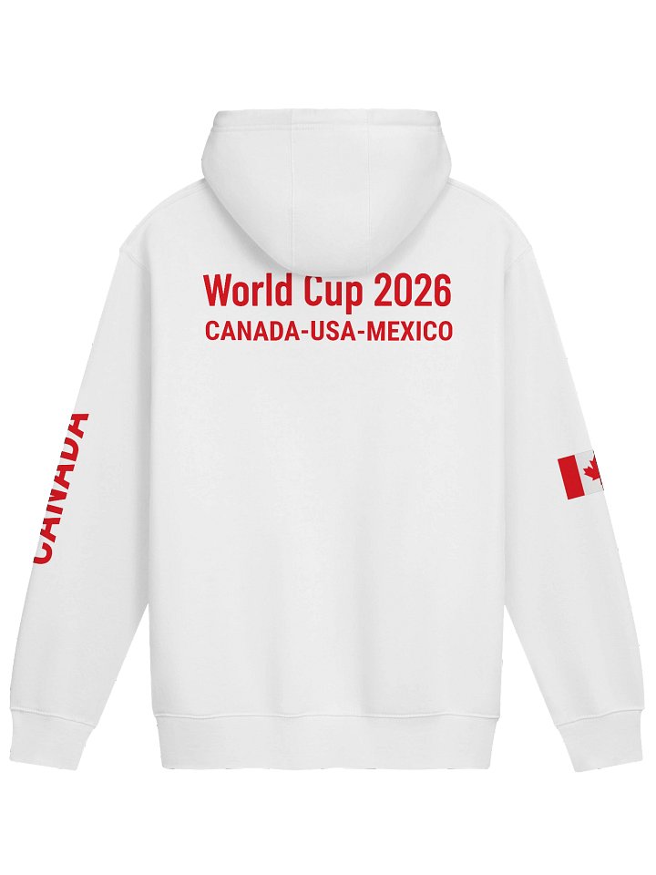Canada 2026 World Cup Flag Hoodie - "Maple Leaf" Co-Host Edition - Premium 3-End Fleece - Premium Unisex Hoodie product image (11)