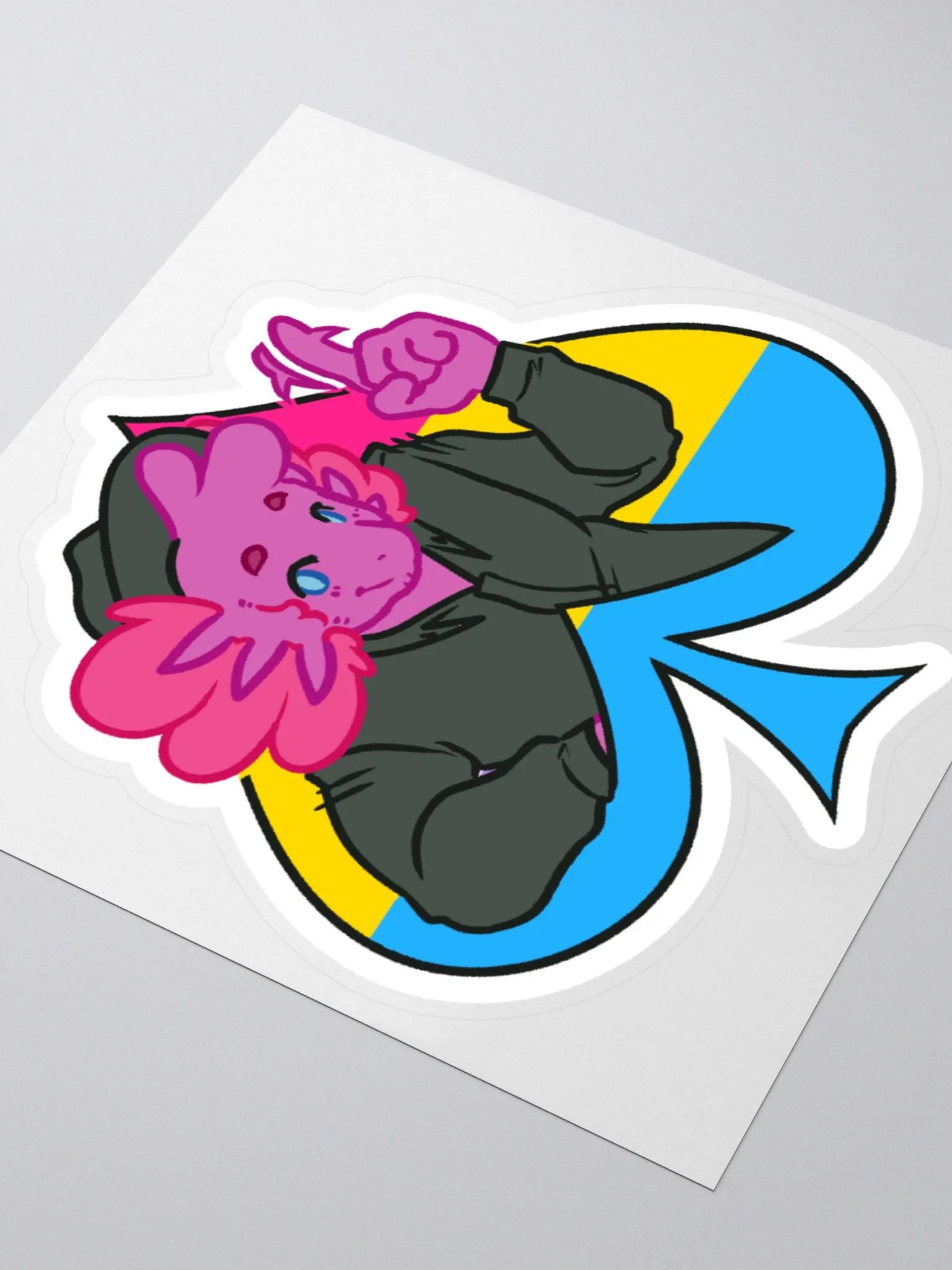 Pan in Spades | Kiss-Cut Sticker product image (3)