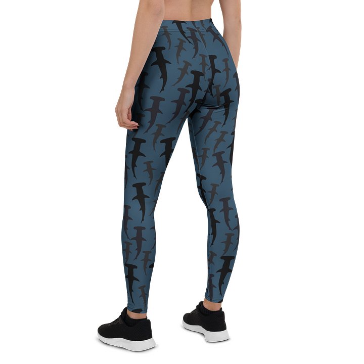 Schooling Hammerhead Sharks - Leggings - Dark Ocean product image (2)