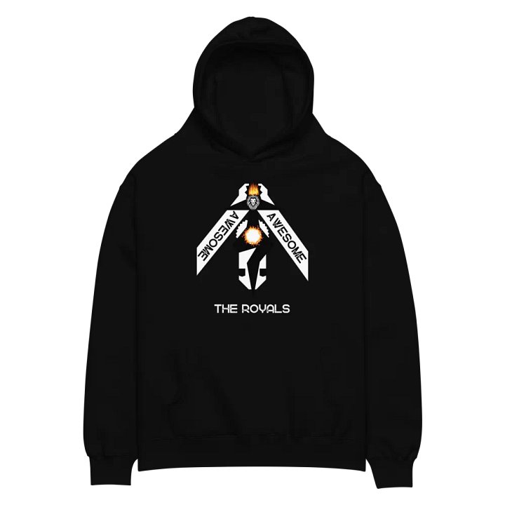 Flaming Lion Emblem Oversized Hoodie product image (2)