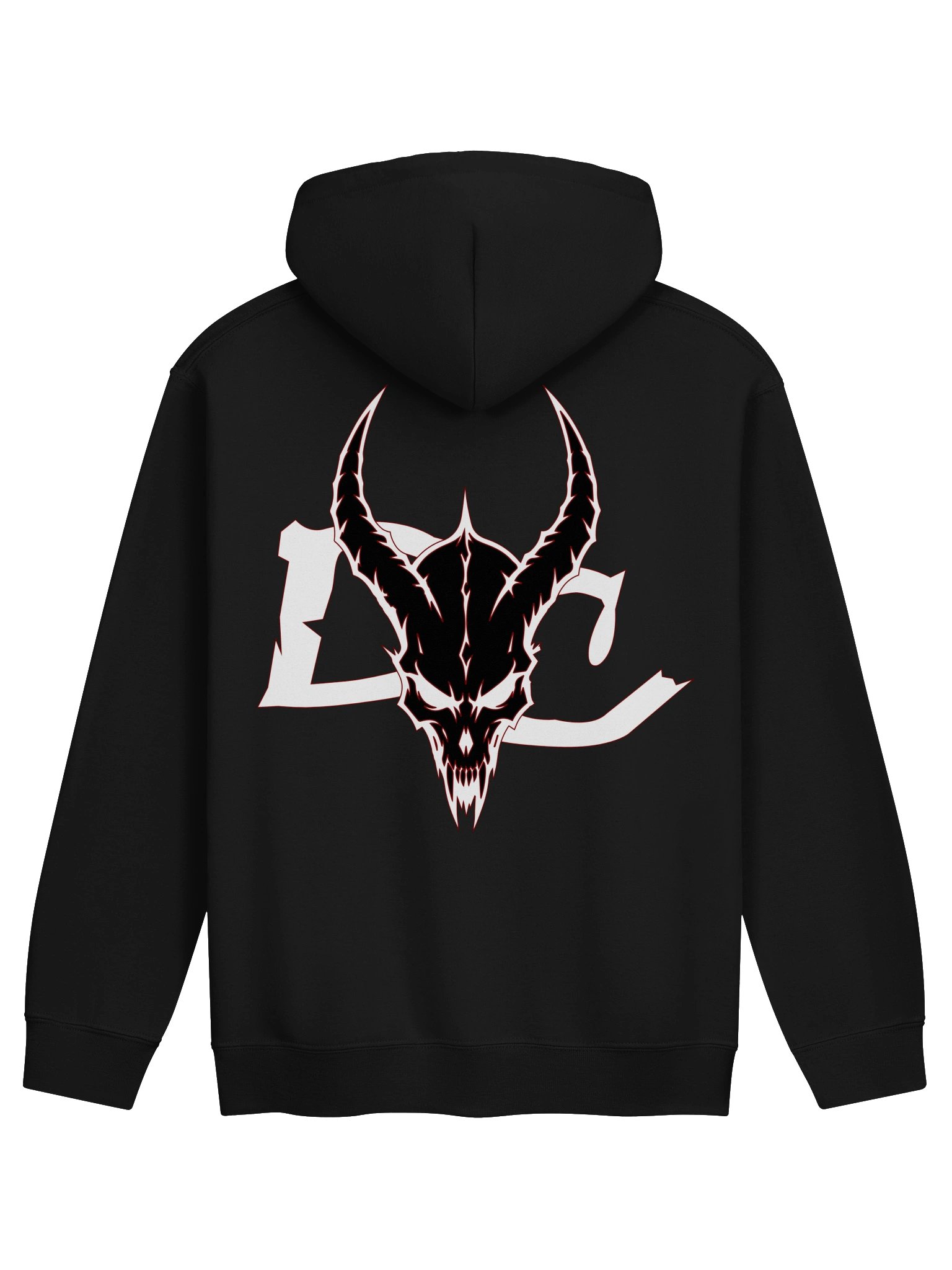 Diabolic Horned Skull Classic Hoodie product image (15)