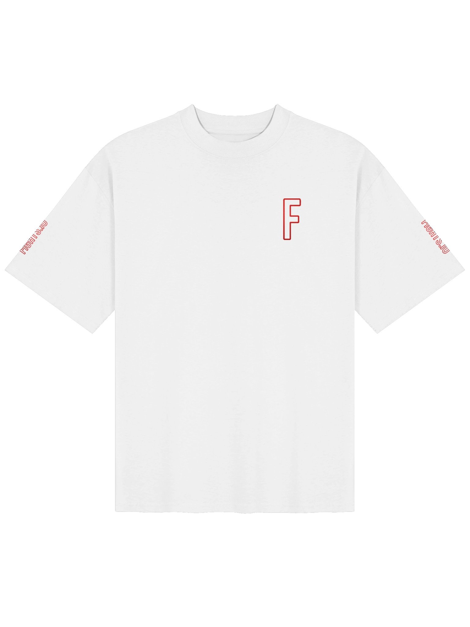 HALOGEN White/Red Oversize Tee (Cornerman Edition) product image (1)
