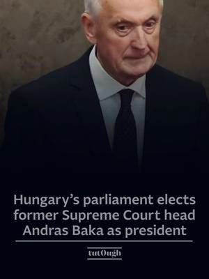🇭🇺Hungary’s parliament has elected Andras Baka, the former head of the Supreme Court, as the country’s next president, following a parliamentary vote backed by the governing Tisza party. In his inaugural address, President Andras Baka said Hungary should pursue justice while avoiding revenge, adding that the presidency should represent citizens with differing political views. He also criticised aspects of the previous administration, saying stronger checks and balances were needed. Key developments: - Prime Minister Peter Magyar’s government backed Baka’s election after constitutional changes ended President Tamas Sulyok’s term. - Opposition Fidesz MPs boycotted the vote, arguing the constitutional amendment was illegitimate. - The government rejected Fidesz’s accusations of authoritarianism. - Under the amendment, Baka will serve until a new constitution takes effect or for a maximum of five years. ℹ️   @Reuters, @Euronews  📸   Hungary's ruling Tisza party nominated Andras Baka looks on as the parliament votes to elect a new president in Budapest, Hungary, August 11, 2026. REUTERS/Bernadett Szabo #Hungary #Politics #Europe #Geopolitics #WorldNews