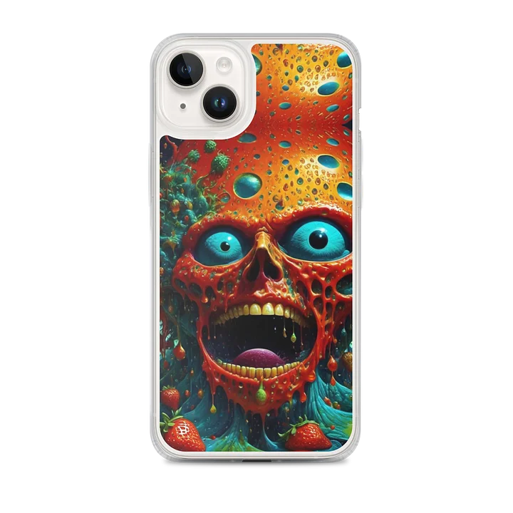 Psychedelic Strawberry Skull MagSafe iPhone Case product image (2)