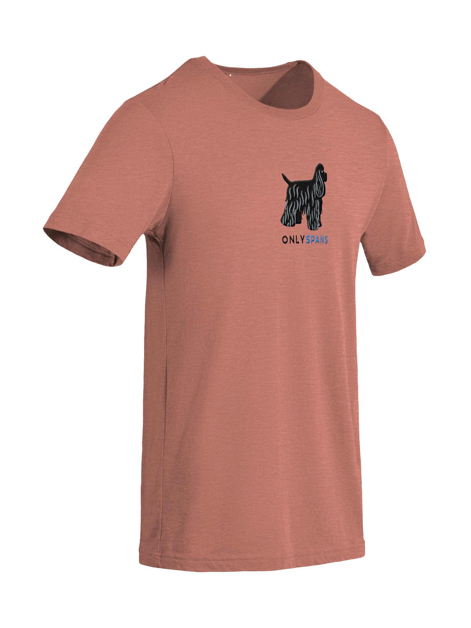 Only Spans T-Shirt(Embroidered) of an American Cocker Spaniel(Black) product image (51)