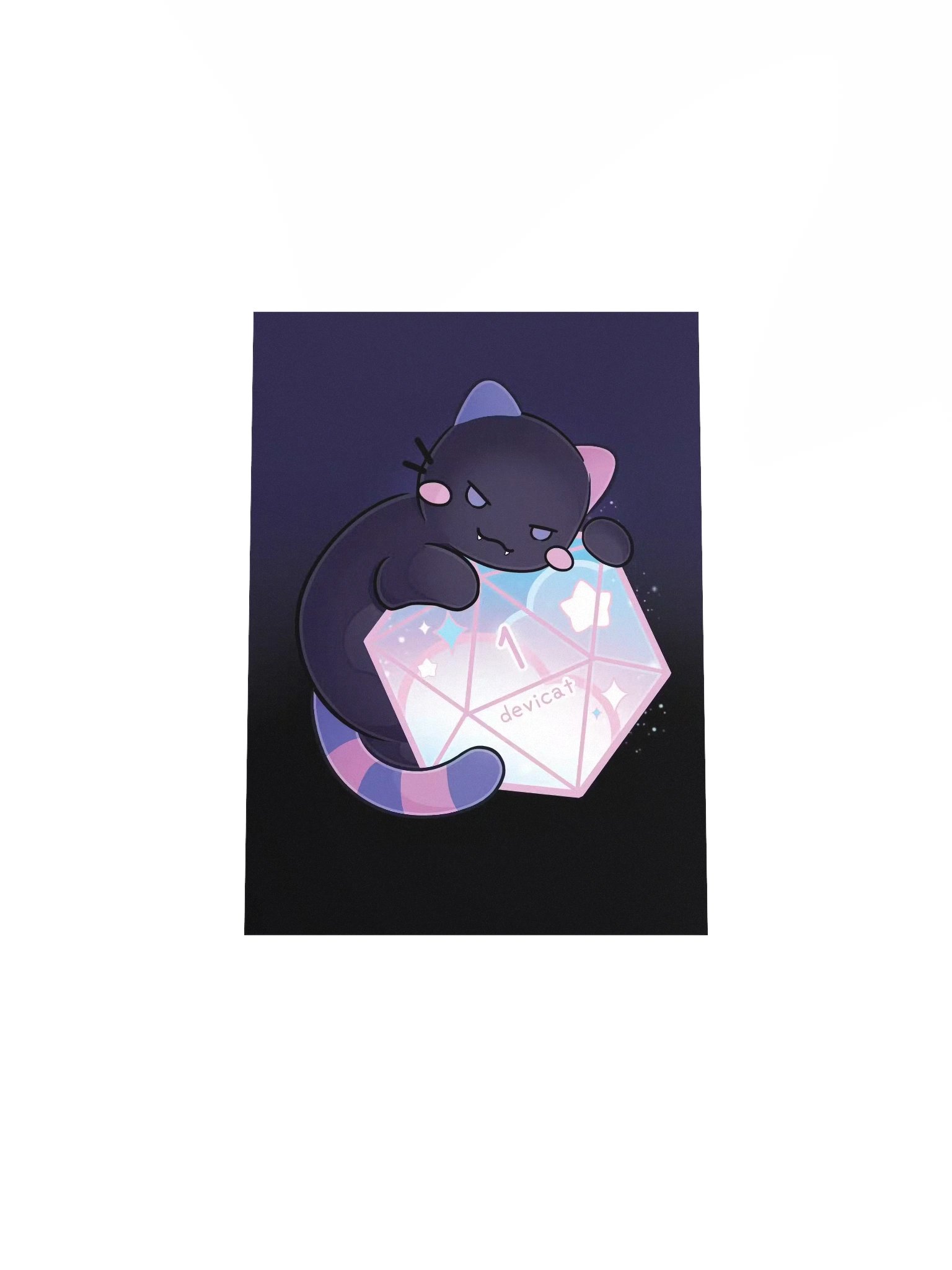 CandiCat Void Cat D20 2026 Print product image (4)