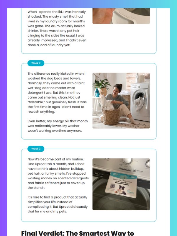 Advertorial Landing Page Home Cleaning Product Template product image (5)