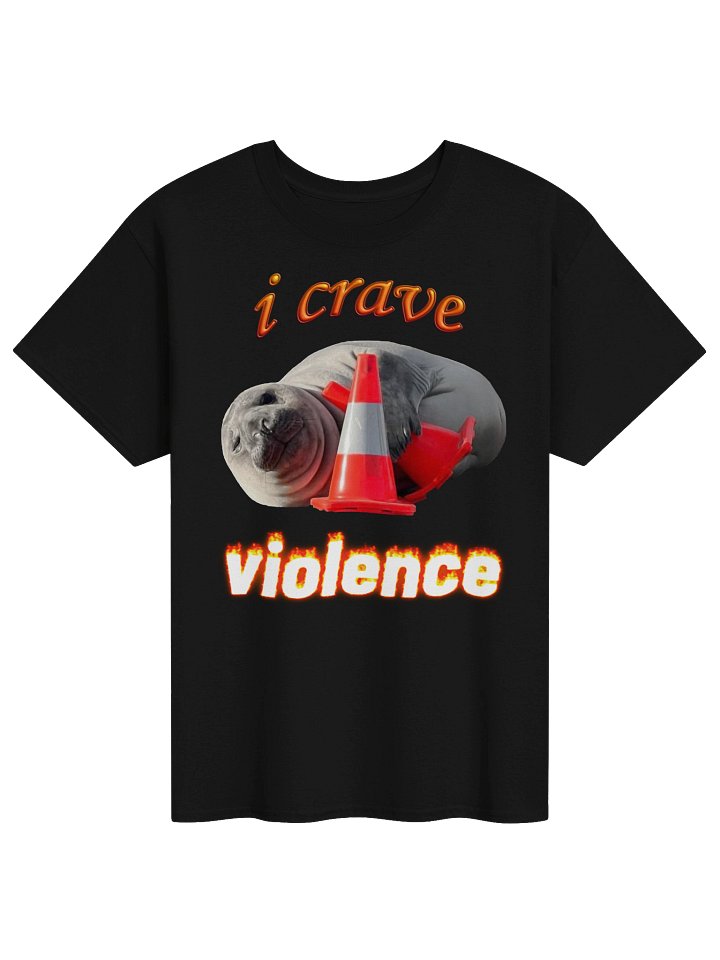 Neil The Seal - I Crave Violence T-shirt product image (21)