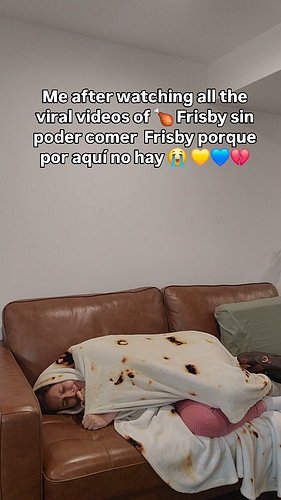 Me after watching all the viral videos of 🍗 Frisby sin poder comer Frisby porque por aquí no hay 😭 #colombiansbelike #pollofr...