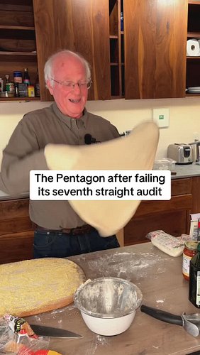 When was the last time the Pentagon passed an audit? #UpInArms