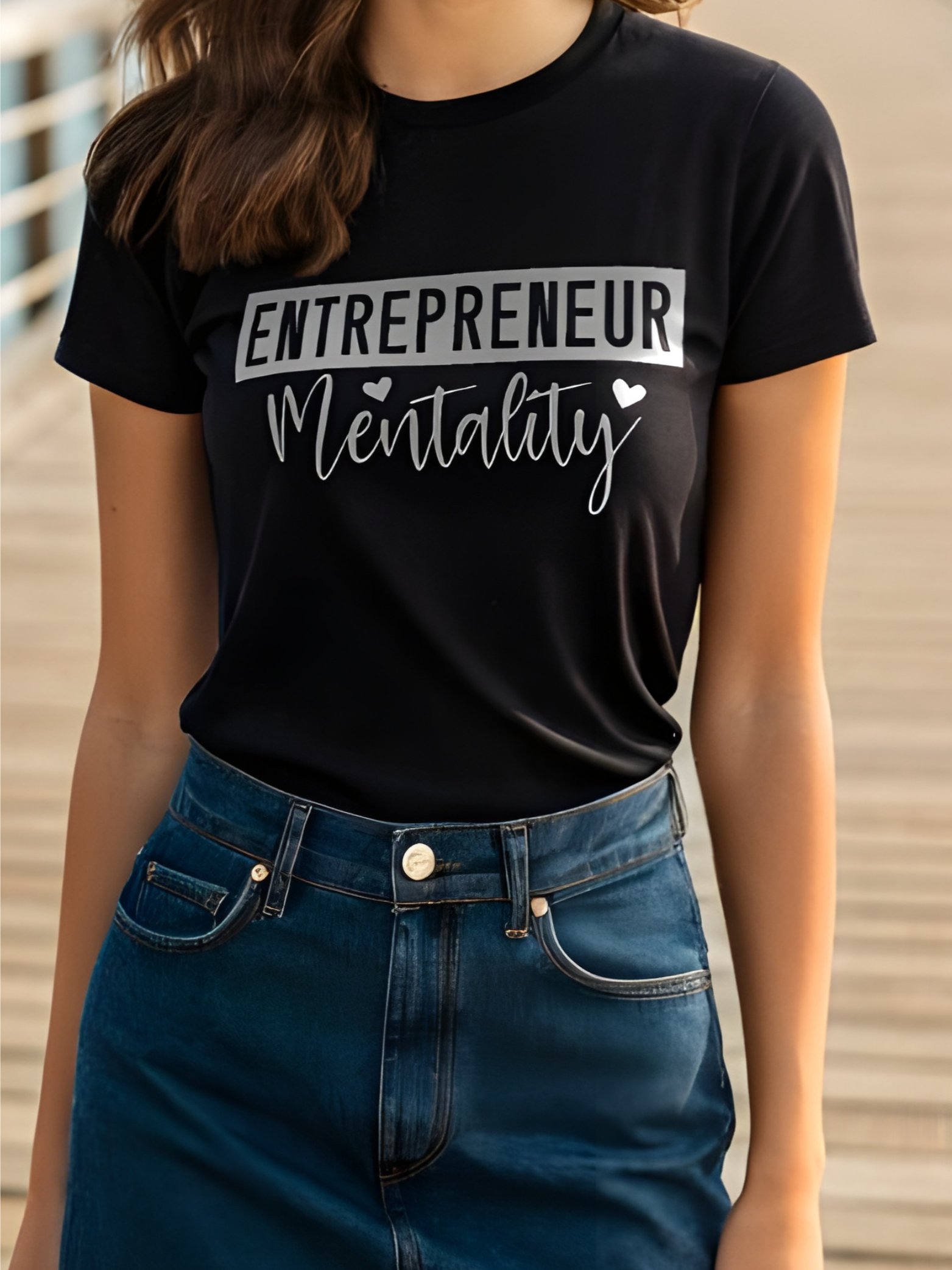 Entrepreneur Mentality - Women's Black T-Shirt product image (1)