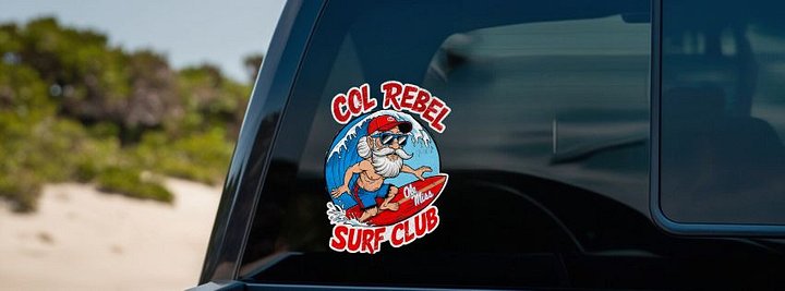 Col Reb Surf Club Stickers product image (1)
